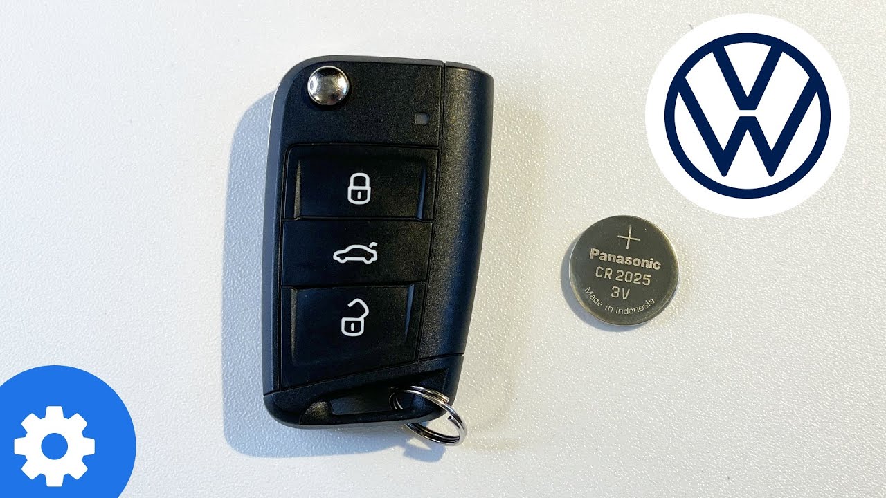 🚗 Como CAMBIAR PILA MANDO Volkswagen 🔑 Llave Wolsvagen VW COCHE