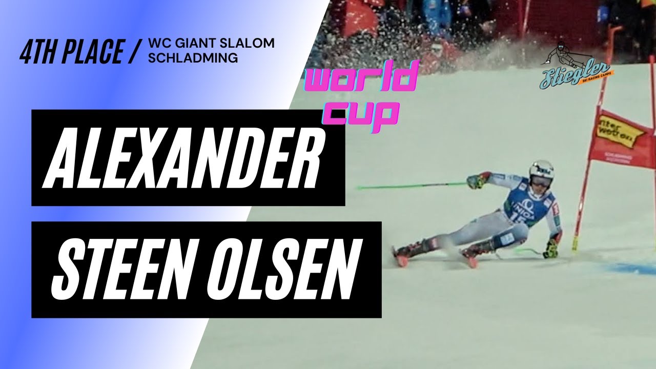 Alexander Steen Olsen WC GS Schladming 1/23/24
