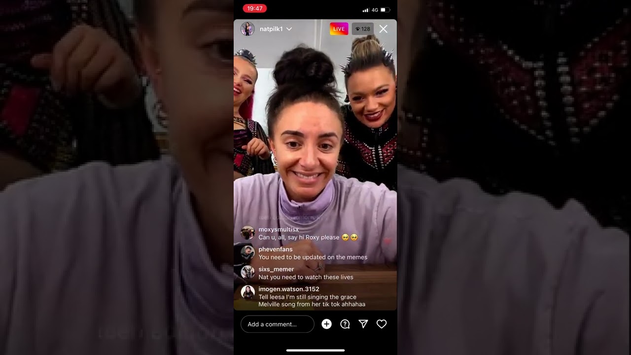 13.10.22 - Nat Pilkington Instagram Live