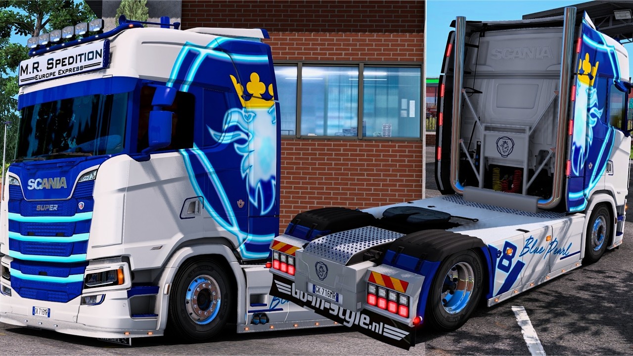Euro Truck Simulator 2 (1.58) [ADD-ON] Pack NL-FR Scania NG by Truck Custom ETS2 + DLC's & Mods