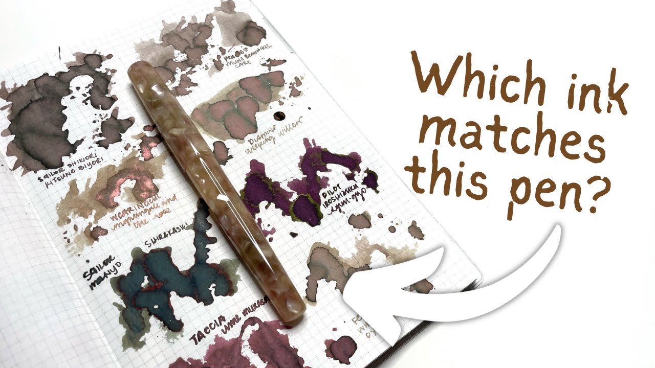 Pen & Ink Pairing // Finding the perfect ink for my new pen! #fountainpenink #fountainpenink