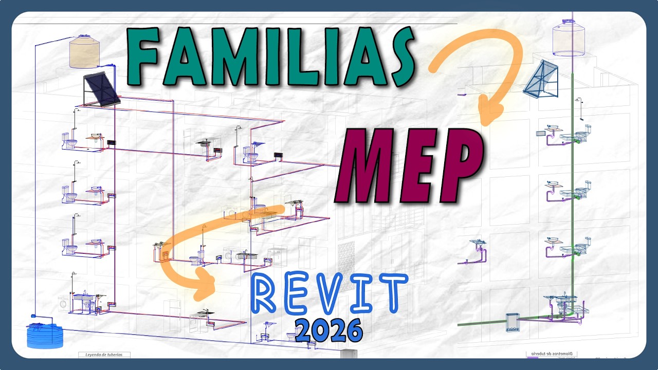 Consigue y descarga FAMILIAS MEP👍 | Revit 2026 | #revitmep