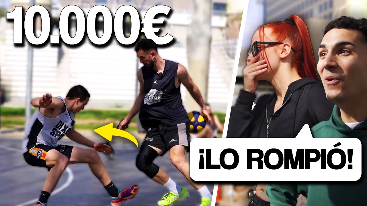¡EL TORNEO de 1vs1 de los 10.000€!😱💸 *le rompe los tobillos y se lía en el parque*