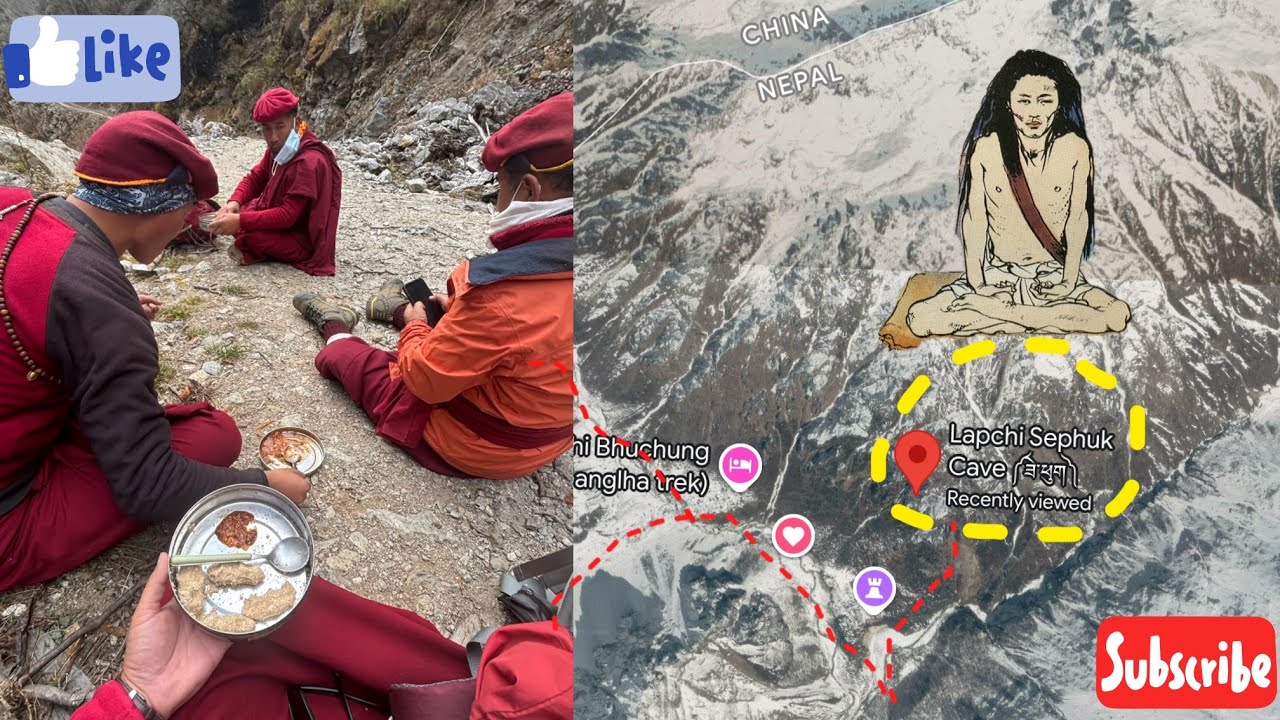 Lapchi Milarepa Cave NEKOR || day2  #monklife #palden #milarepa #vlog #trending #foryou