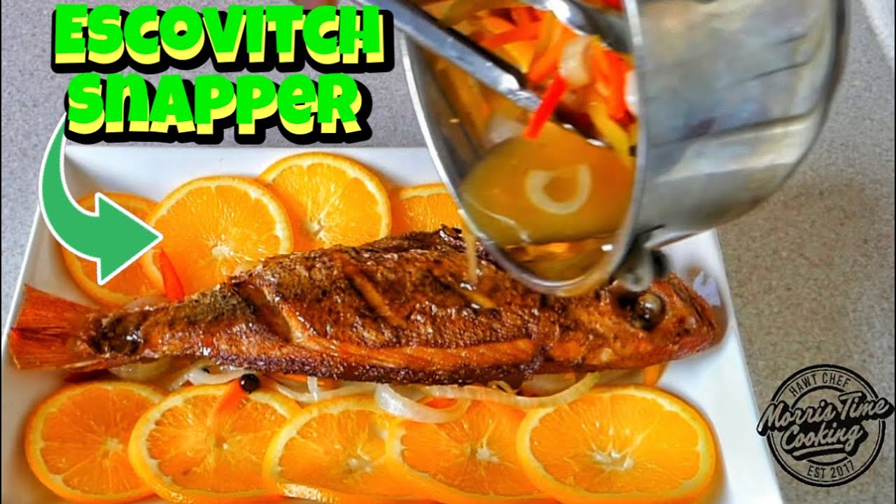 Jamaican Escovitch Fish | Red Snapper | Lesson #52 | Morris Time Cooking