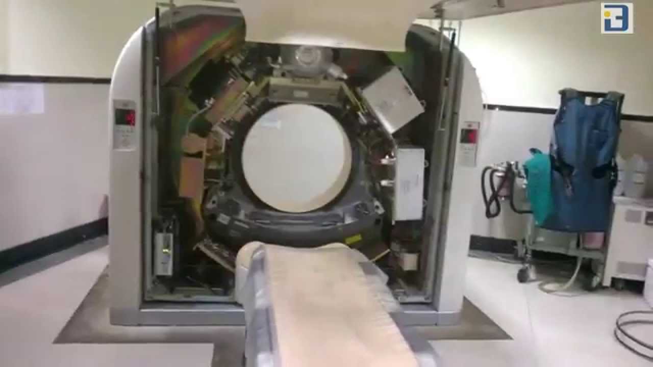 CT Scanner components inside the gantry