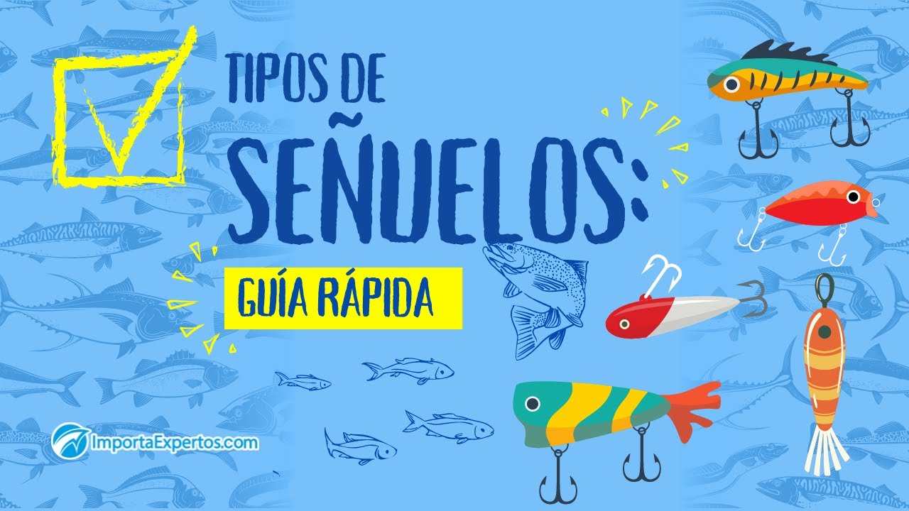 Tipos de SEÑUELOS 🐟🐠🐡