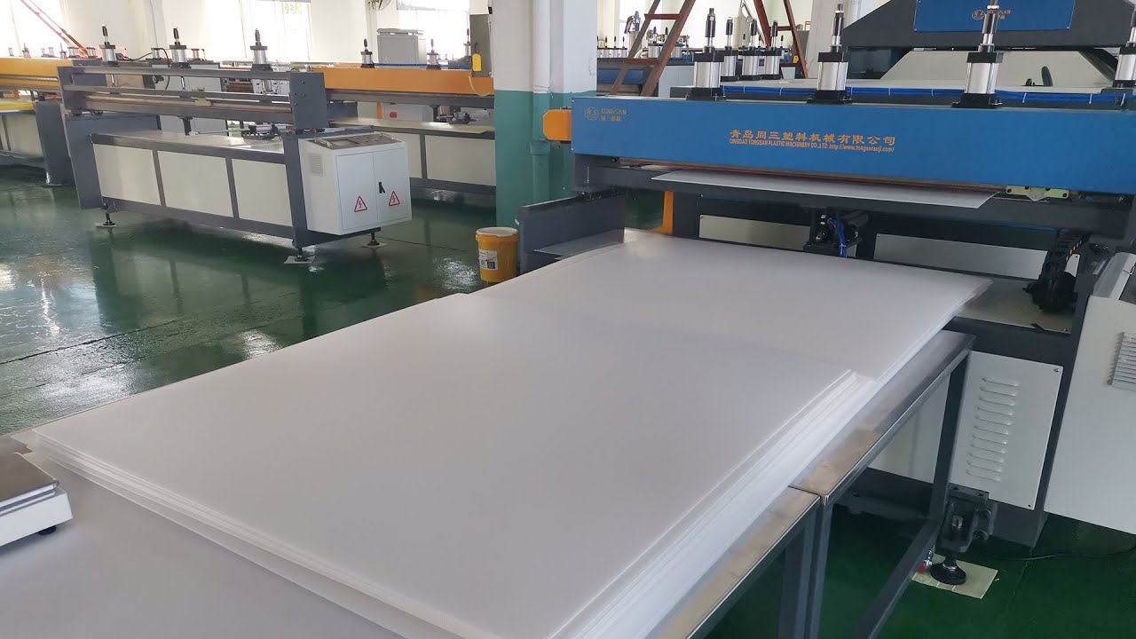 Polypropylene PP Cartonplast Sheet Making Machine / PP Corrugated Sheet Extrusion Machine