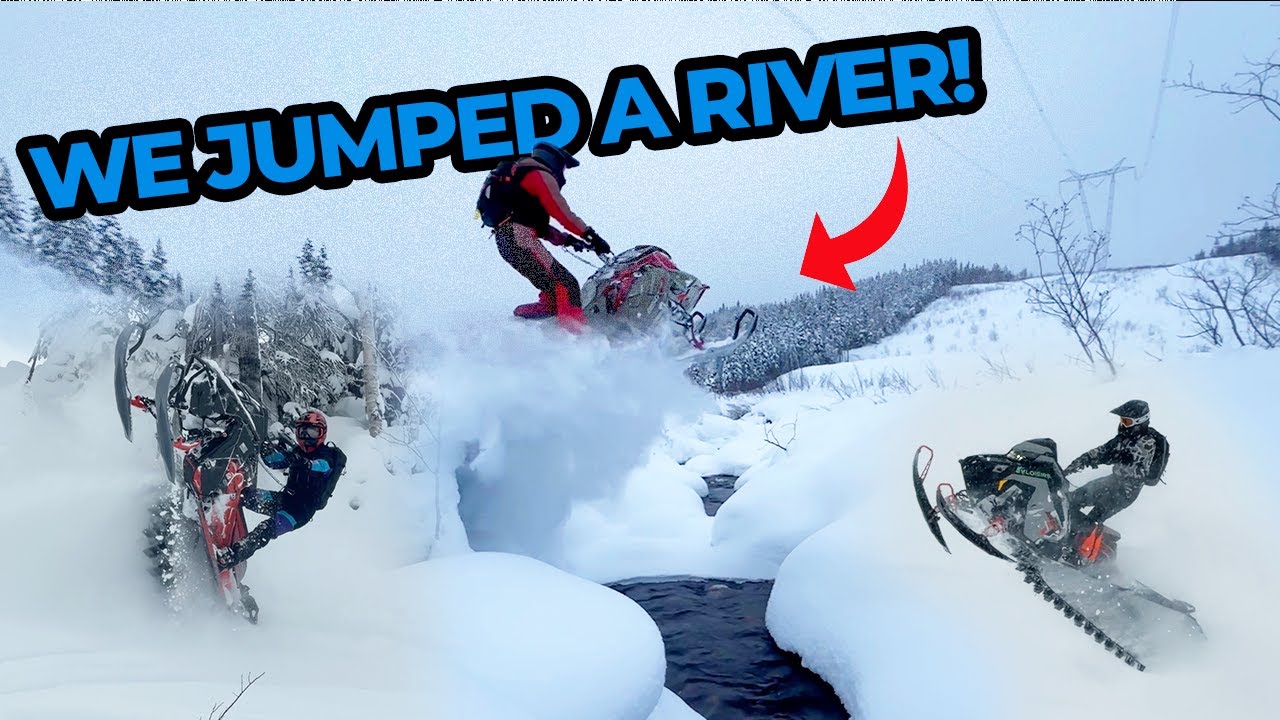 Our CRAZIEST Snowmobile Trip Yet! (Mont Valin)