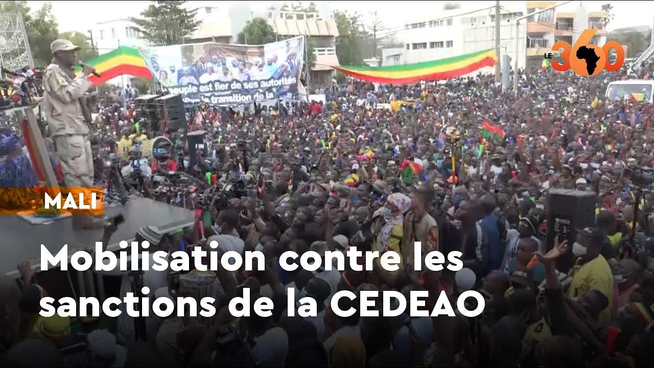 Mali: une très forte mobilisation nationale contre les sanctions de la CEDEAO