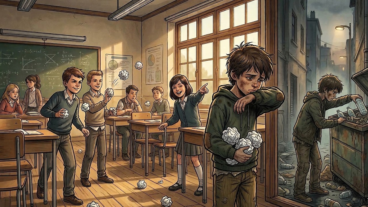 Lo despreciaban por recoger basura, hasta que la verdad sobre su origen hizo llorar a todos