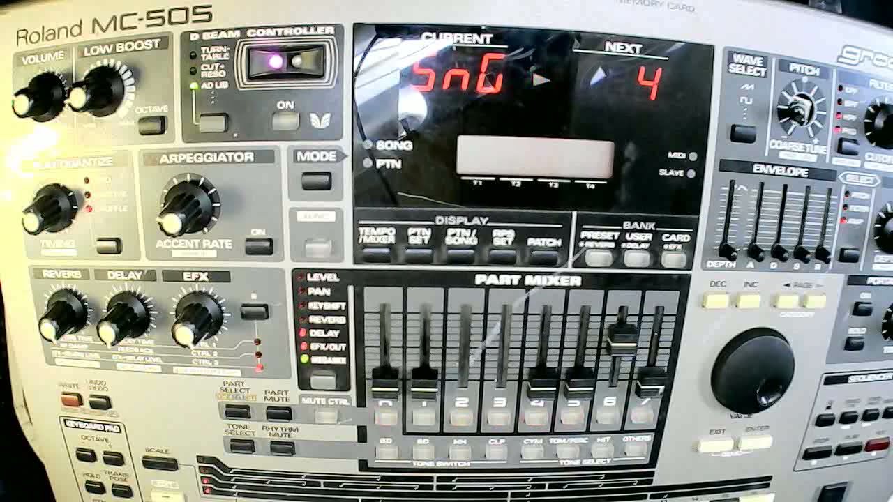Roland MC-505 (DEMO songs)