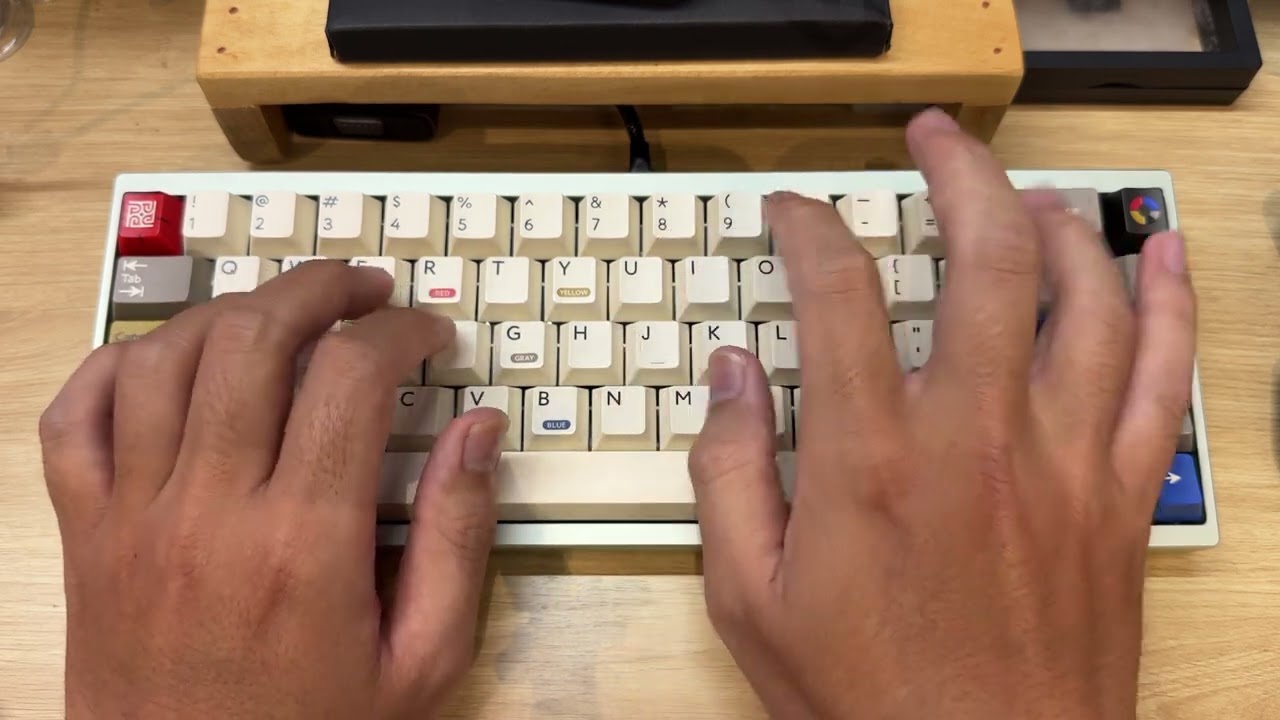 Quick soundtest Neo65 Core Plus with PBTfans keycap - HMX Sugar Rush