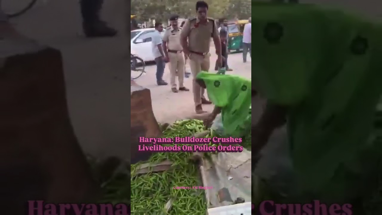 Haryana| Vegetable Vendors Humiliated On Camera By Police| #viralvideo #viral #shorts