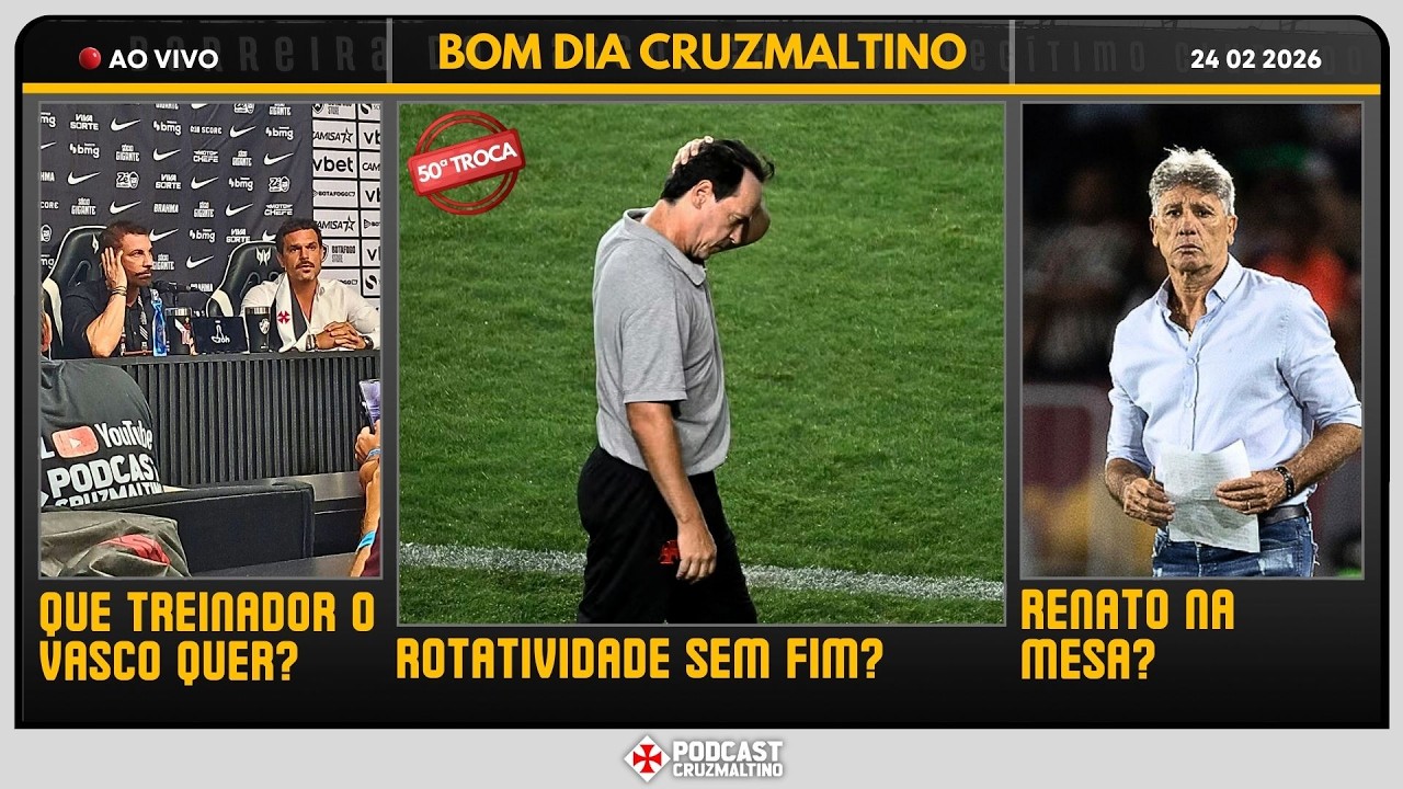 50ª troca e novo perfil em pauta: o Vasco aprende com os erros?