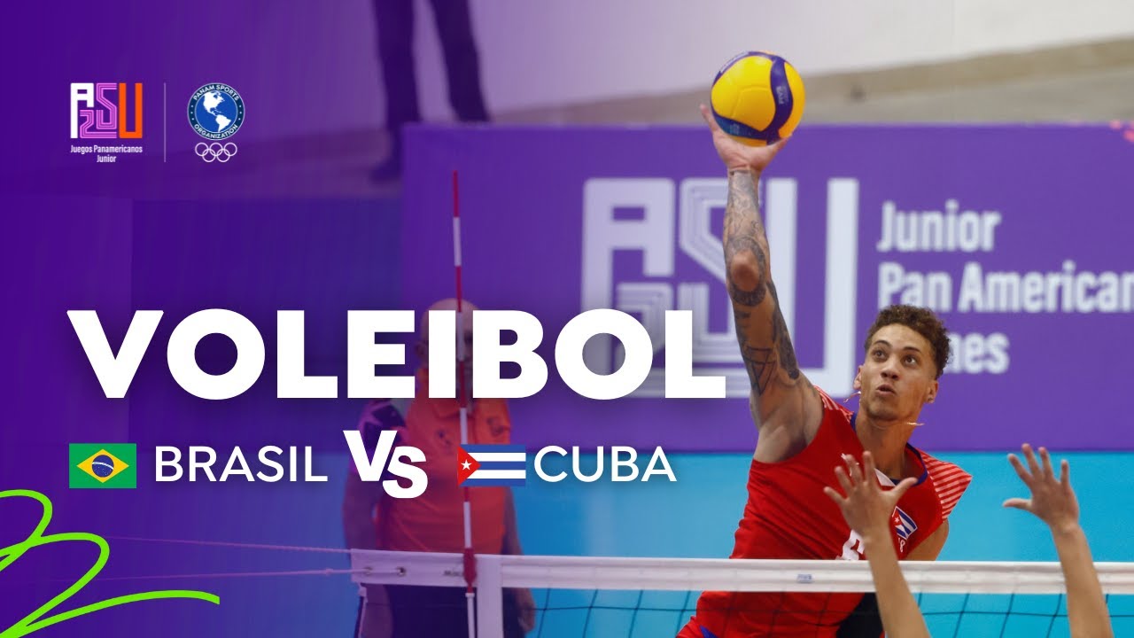 Brasil vs Cuba - Semifinal de Voleibol Masculino - Juegos Panamericanos Junior ASU 2025