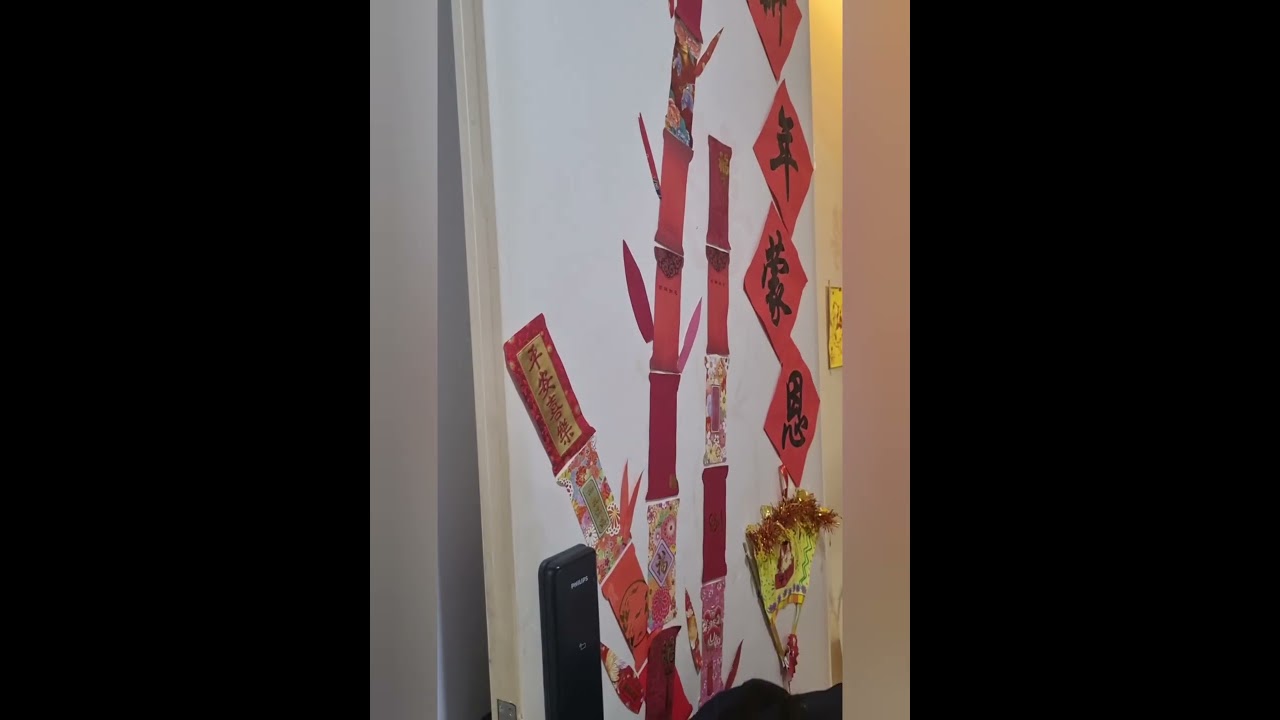Home Deco #chinesenewyear #redpacket #cny decor idea #bamboo #新年装饰 #竹子 #简单装饰 #红包手工 #DIYdeco #craft