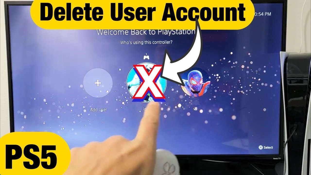 PS5: How to Delete/Remove User Account
