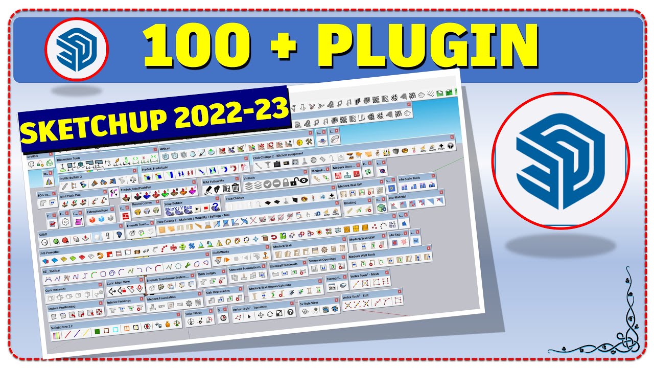 100+ Best SketchUp Plugins for 2021/22/23 | Sketchup plugin | speed your work flow sketchup plugin