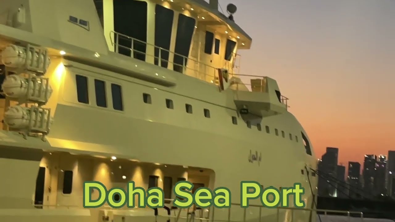 Doha Sea Port #qatar #seaport