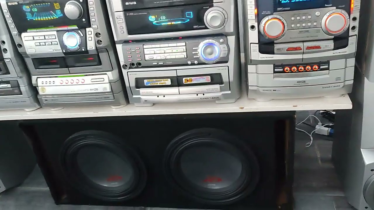 COMO PONER EN SÉRIE TUS BOCINAS!!! AIWA, SONY, JVC