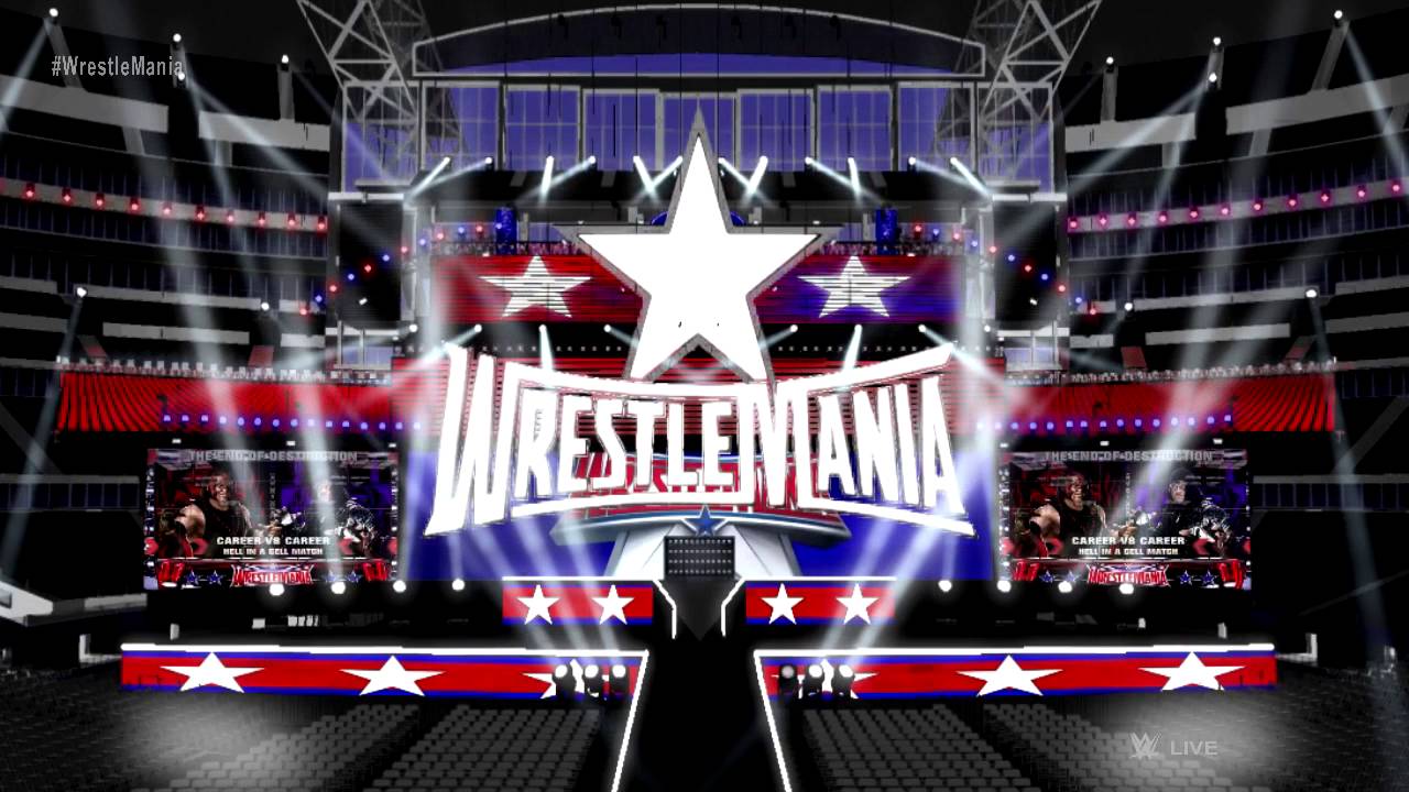 WWE Stage Kane vs. Undertaker - WrestleMania 32