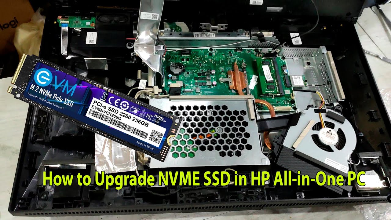 HOW TO ADD NVME/SSD IN HP All in One PC (Model 22 df1171in)