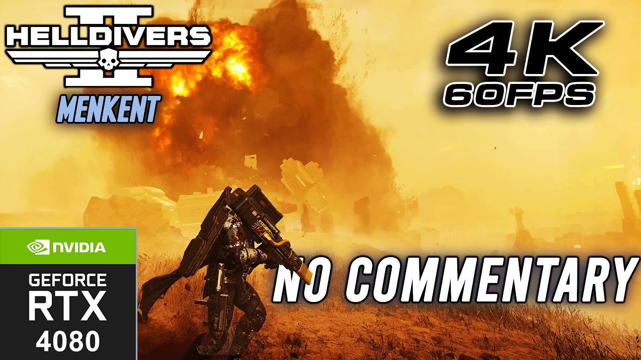 Helldivers 2 : 4K Gameplay No Commentary MAX Settings on RTX 4080 P44