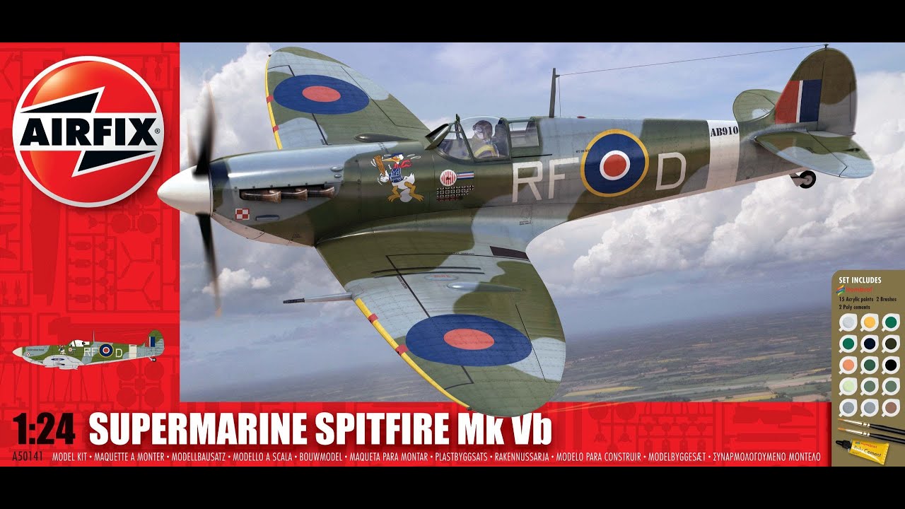 Box opening : Spitfire MK Vb 1/24 AIRFIX