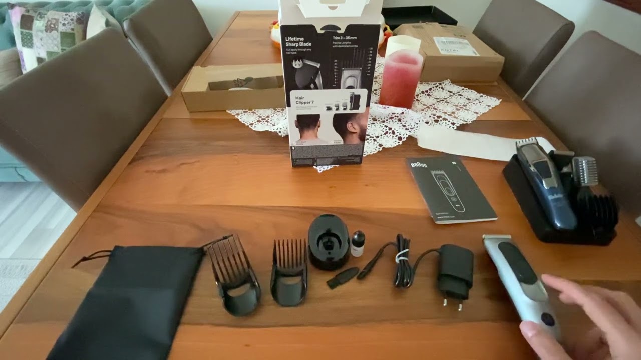 BRAUN Seri 7  Saç kesme traş makinesi HC7390
