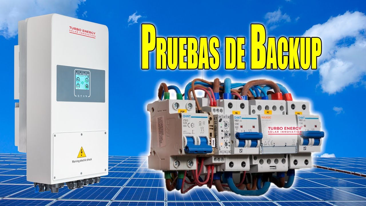 Pruebas de Backup con SunBox Turbo Energy : suministro de energía asegurado