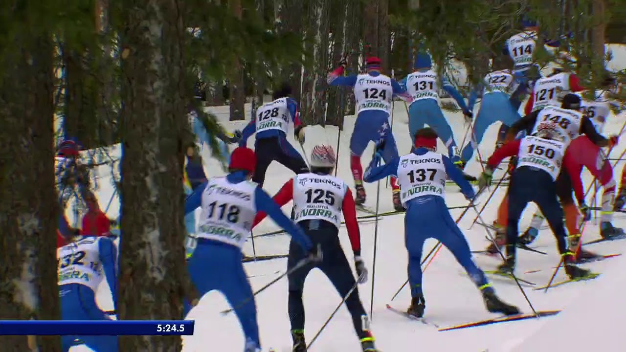 Längdskidor Sm 2018 30 km fristil herrar