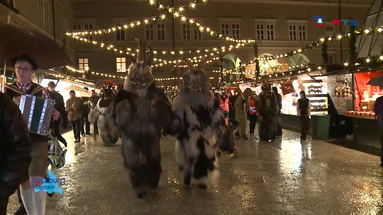 Perchtenlauf Salzburger Christkindlmarkt, www.rts-salzburg.at