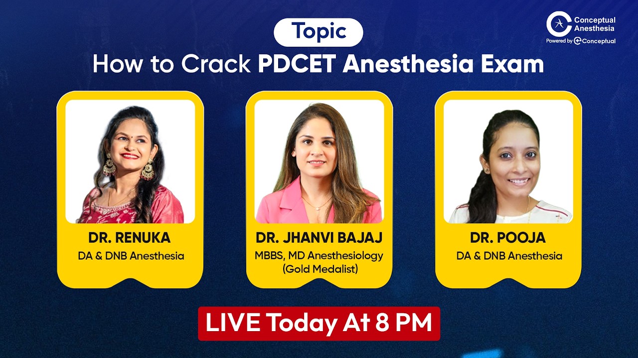 How to Crack PDCET Anesthesia Exam | Strategy Session with Top Faculty