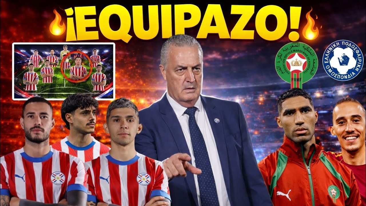 PARAGUAY tiene EQUIPAZO 🇵🇾 | Análisis y posible alineación vs Grecia y Marruecos”