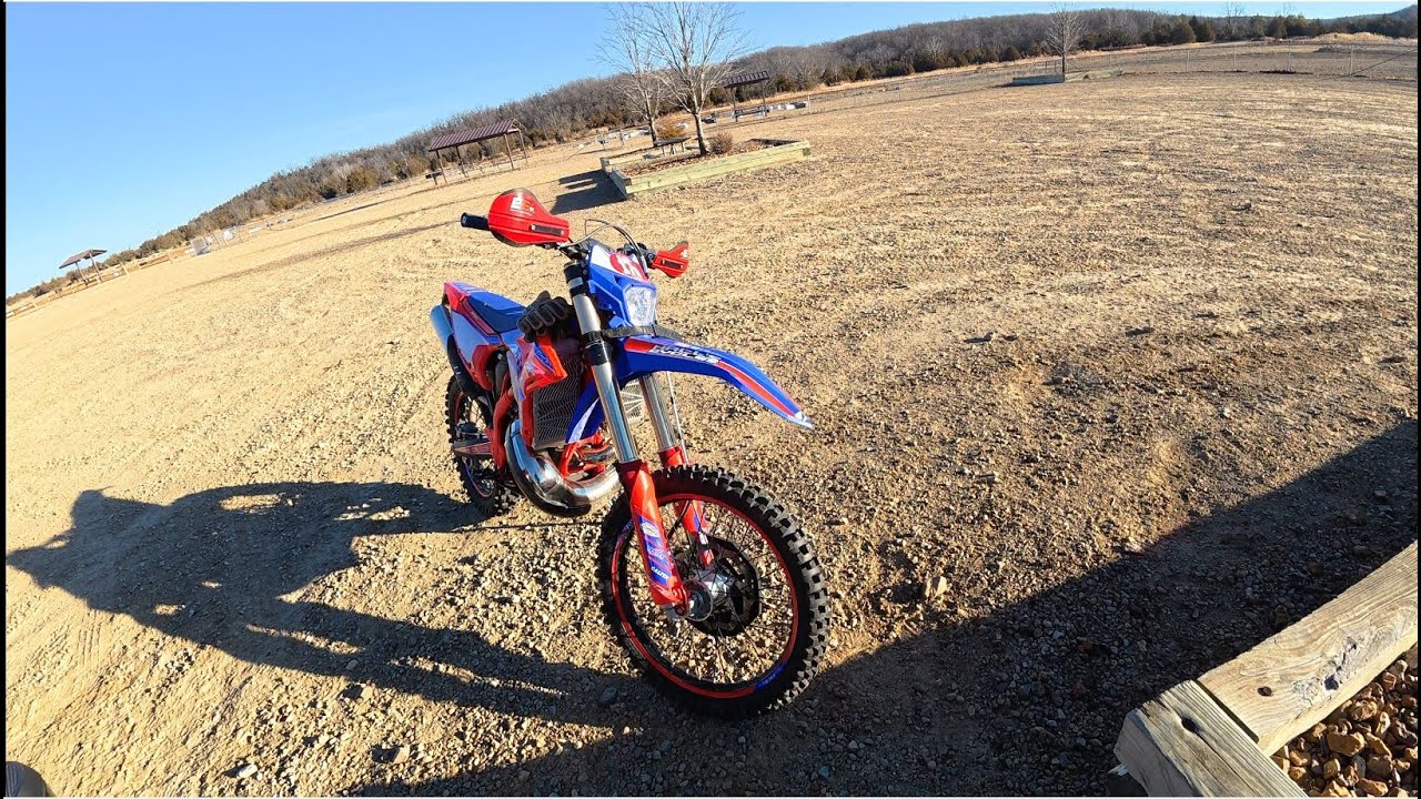 Beta 300RE riding at St. Joe State Park Park Hills MO.