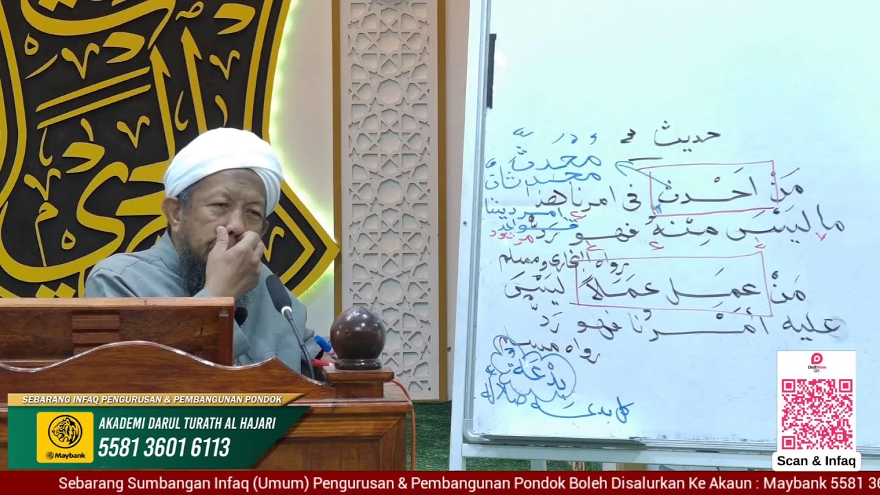 🔴(Live) Hadis 40 Imam Nawawi