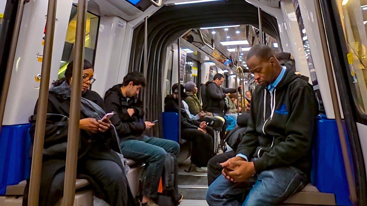 Metro Saint Lazare to Maison Blanche to Gare de Bercy Line 14