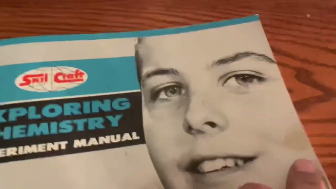 1960s chemistry set for kids ￼