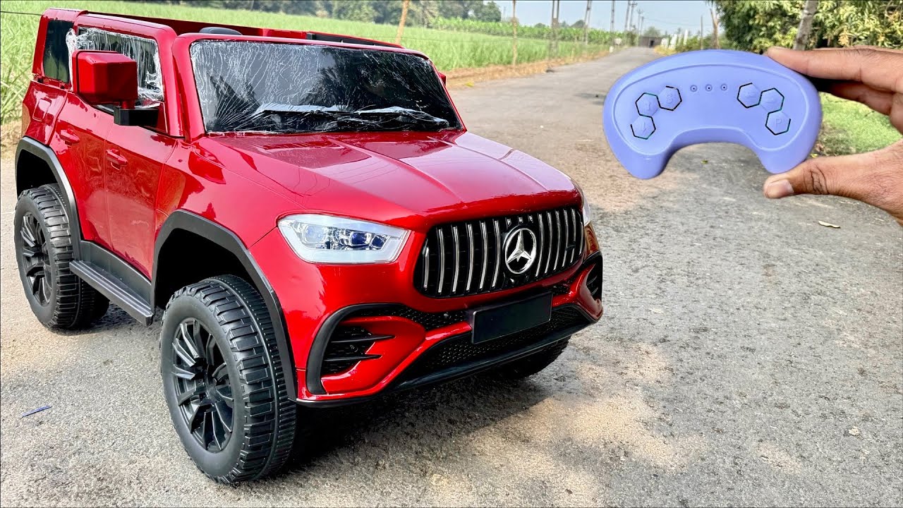 RC Mercedes Car Unboxing & Testing | Remote Control Ride on Car🔥🔥