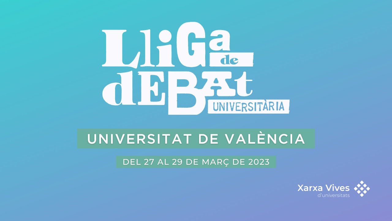 UdL- UPF - Lliga de Debat Universitària 2023