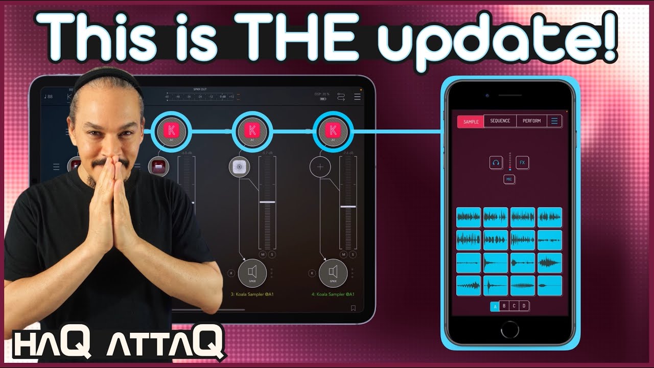 KOALA Sampler AUv3 Multi I/O is pure 🔥| haQ attaQ
