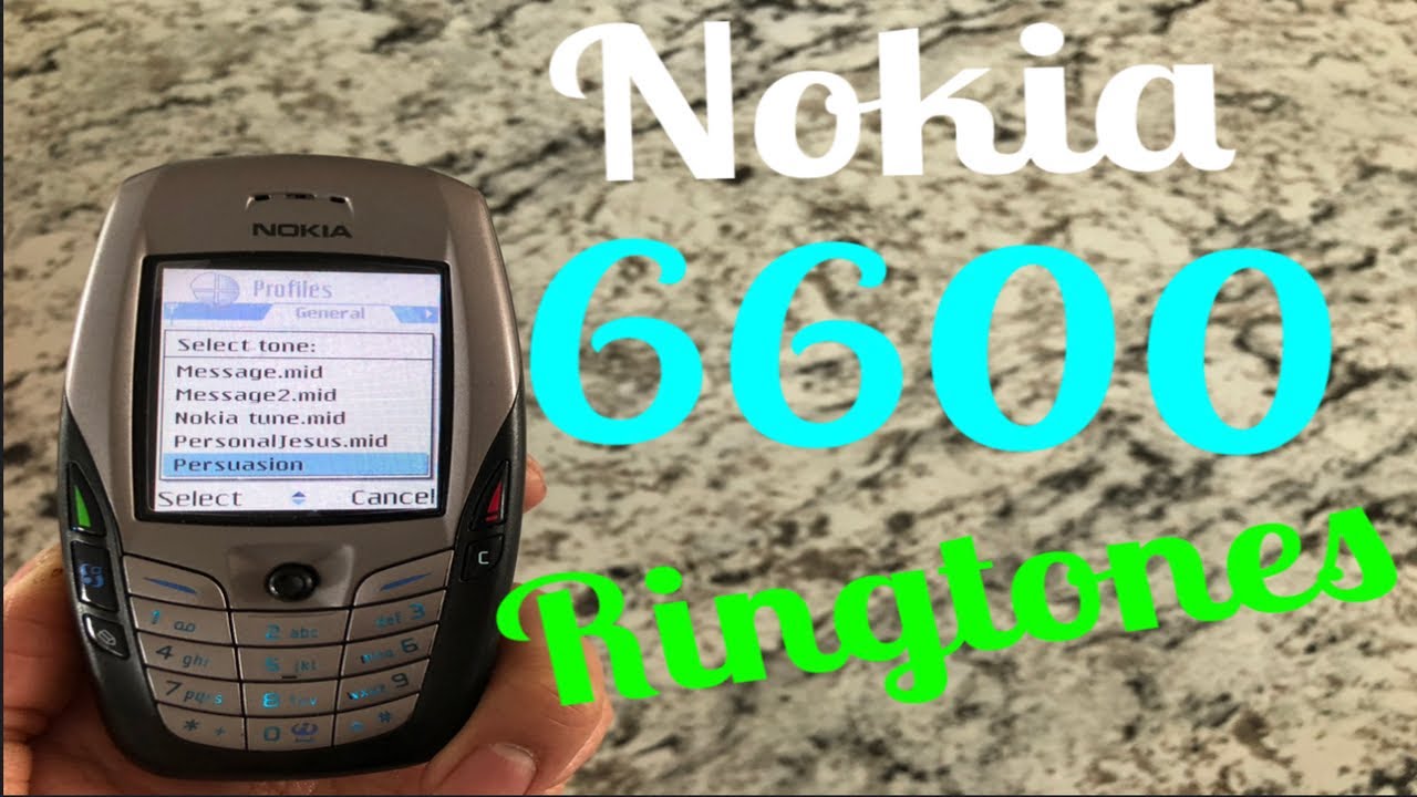 Nokia 6600 Ringtones | Vintage Mobile Phone Collection