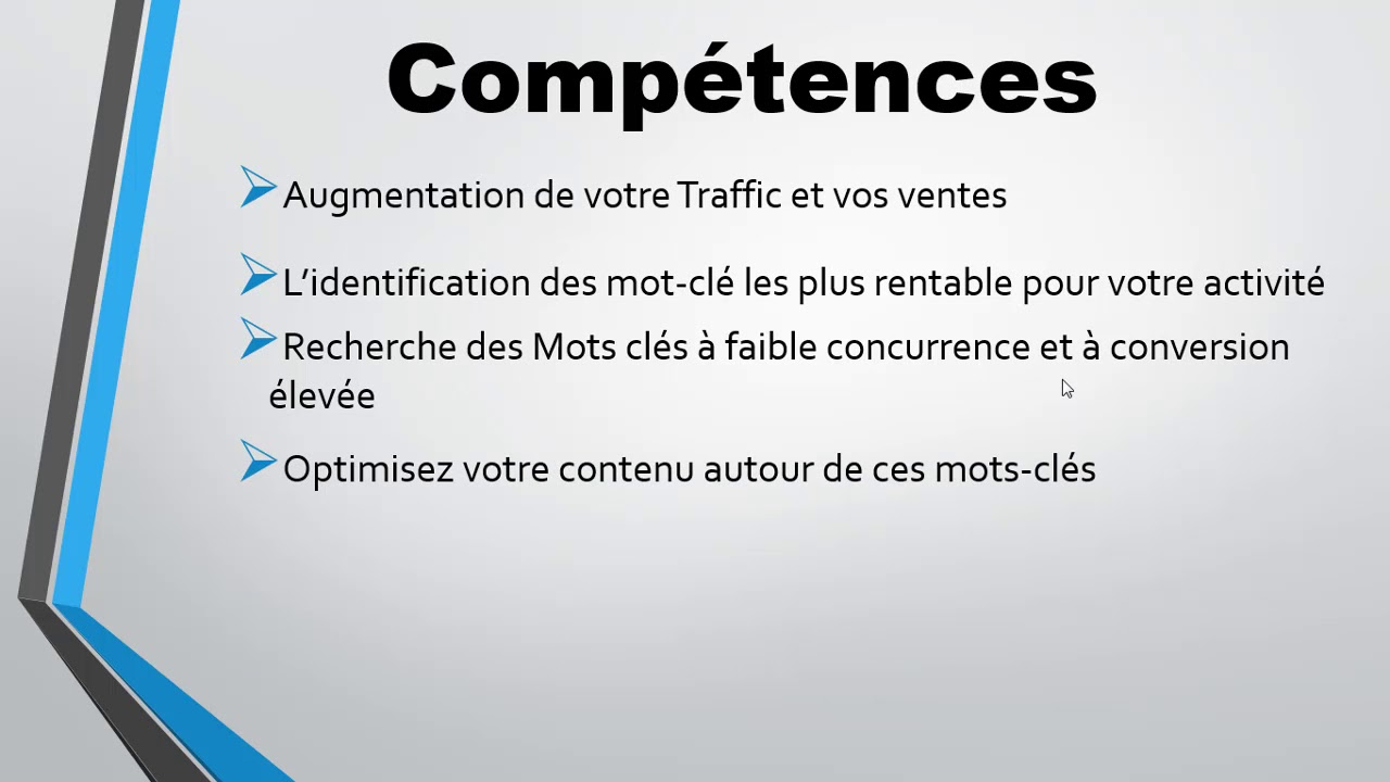 Formation SEO: Obtenez du trafic gratuit sur votre site Web.