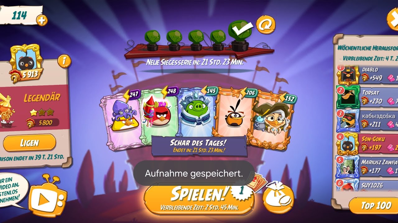 Angry Birds 2 Arena completed 07.01.2026