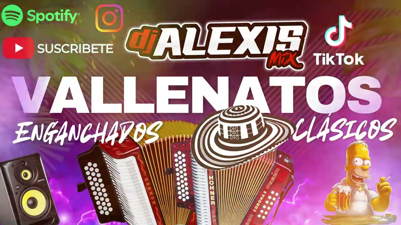 VALLENATOS MEGA ENGANCHADOS DJ ALEXIS MIX