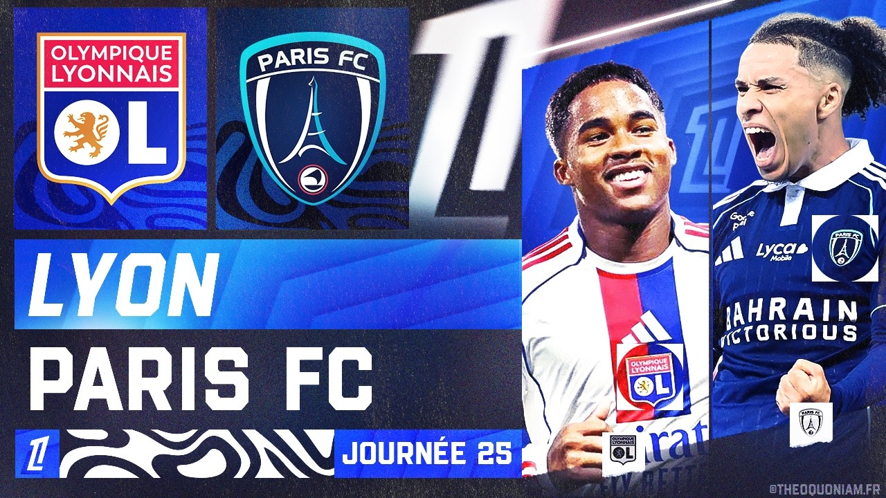 🔴LYON - PARIS FC : 1 - 1 | 🔴🔵L'OL A LA PRESSION AVEC L'OM🔵⚫PARIS LE MAINTIEN | LIGUE 1 - LIVE/DIRECT