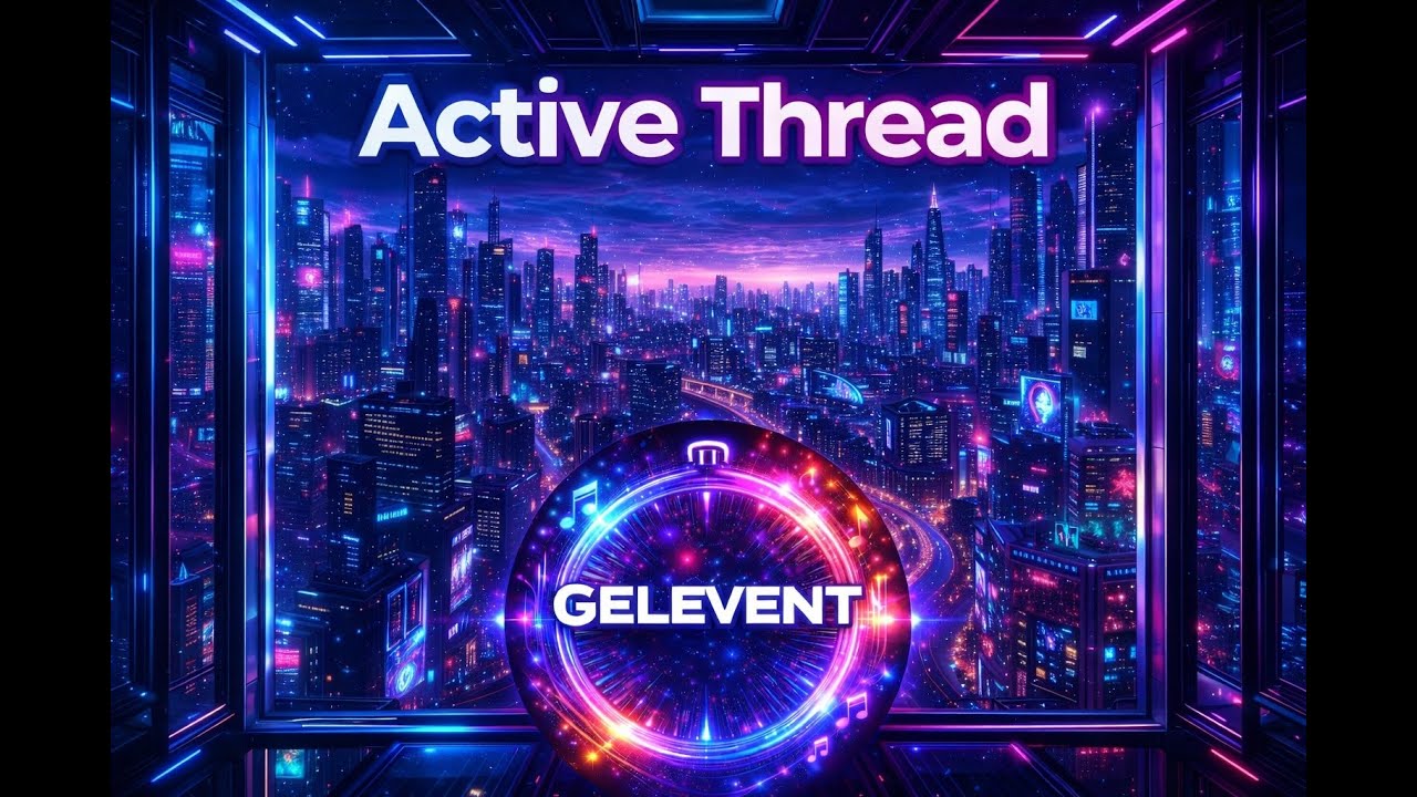 Active Thread - Futuristic Robotic Dinamic (cyberpunk ambient music, work music, training)