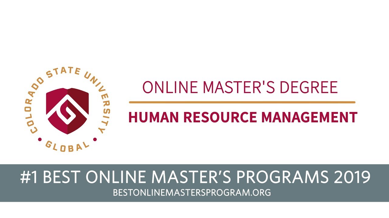 CSU Global's Online Master's Degree in Human Resource Management