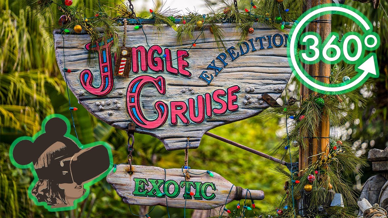 360º Ride on Jingle Cruise  at Magic Kingdom in Walt Disney World